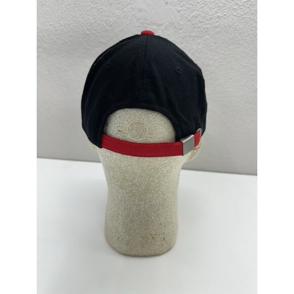 Adidas NBA Chicago Bulls Hat Black Embroidered Logo Aztec Flat Brim Adjustable - Picture 8 of 11